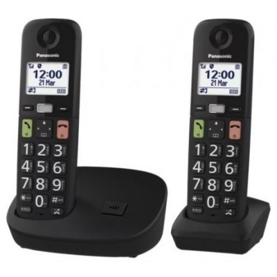 TELEFONO PANASONIC KX-TGU112EXB D BK en Huesoi