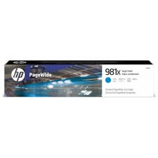 HP PageWide Enterprise Color 556 / MFP 586 Cartucho de Alta capacidad Cyan nº981X en Huesoi