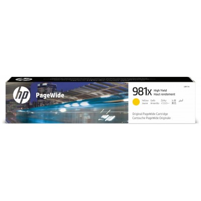 HP PageWide Enterprise Color 556 / MFP 586 Cartucho de Alta capacidad Amarillo nº981X en Huesoi