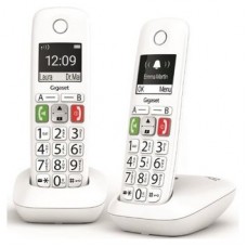 Gigaset E290 Duo Teléfono DECT/analógico Identificador de llamadas Blanco (Espera 4 dias) en Huesoi