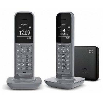 Gigaset CL390 Duo Teléfono DECT/analógico Gris Identificador de llamadas (Espera 4 dias) en Huesoi