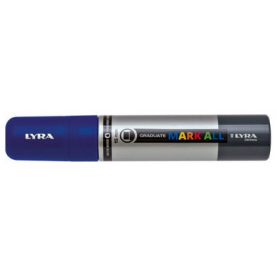 MARCADOR PERMANENTE MARK ALL AZUL OSCURO 15 MM LYRA GROOVE L6840050 (Espera 4 dias) en Huesoi