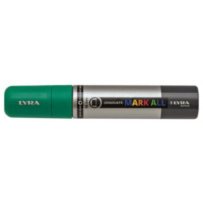 MARCADOR PERMANENTE MARK ALL VERDE ESMERALDA 15 MM LYRA GROOVE L6840063 (Espera 4 dias) en Huesoi