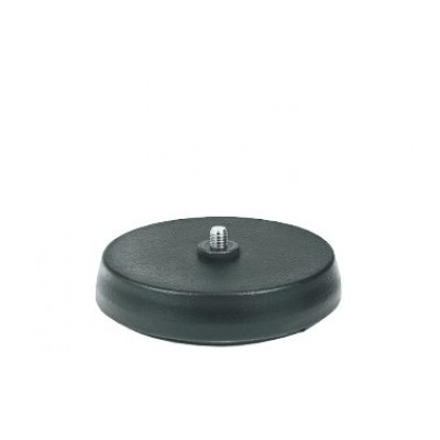 BOSCH LBC1227/01 SOPORTE DE SOBREMESA PARA MICRÓFONO, NEGRO MATE, BASE DE HIERRO FUNDIDO PESADA Y REDONDA, 130 MM (5,12 IN) DE DIÁMETRO CON GOMA AMORTIGUADORA EN LA PARTE INFERIOR, CON PERNO WHITWORTH DE 3/8 IN. (Espera 4 dias) en Huesoi