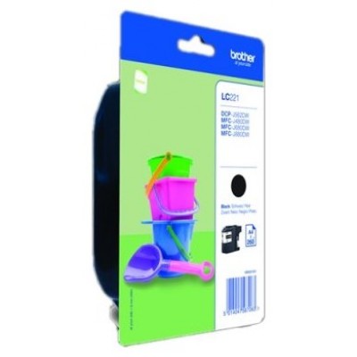 TINTA BROTHER LC-221BK NEGRO 260PAG (Espera 4 dias) en Huesoi