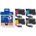 BROTHER Pack de 4 cartuchos de tinta negro, cian, magenta y amarillo LC521VAL 500 pag. cada color en Huesoi BROTHER Pack de 4 cartuchos de tinta negro, cian, magenta y amarillo LC521VAL 500 pag. cada color en Huesoi