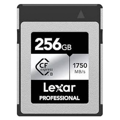 LEXAR 256GB PROFESSIONAL CFEXPRESS TYPE B CARD SILVER, UP TO 1750MB/S READ 1300MB/S WRITE (Espera 4 dias) en Huesoi