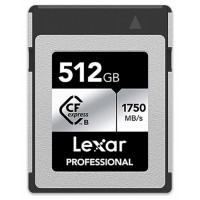 LEXAR 512GB PROFESSIONAL CFEXPRESS TYPE B CARD SILVER, UP TO 1750MB/S READ 1300MB/S WRITE (Espera 4 dias) en Huesoi