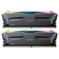 LEXAR MEMORIA ARES DDR5 32GB (2X16GB)   6400 CL32 1.4V  HEATSINK  RGB DUAL PACK BLACK  LD5EU016G-R6400GDLA (Espera 4 dias) en Huesoi