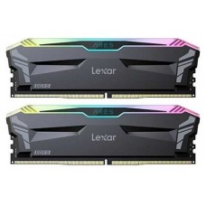 LEXAR MEMORIA ARES DDR5 32GB (2X16GB)   6400 CL32 1.4V  HEATSINK  RGB DUAL PACK BLACK  LD5EU016G-R6400GDLA (Espera 4 dias) en Huesoi