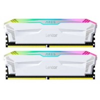 LEXAR MEMORIA ARES DDR5  32GB (2X16GB)   6400 CL32 1.4V  HEATSINK  RGB DUAL PACK WHITE  LD5EU016G-R6400GDWA (Espera 4 dias) en Huesoi