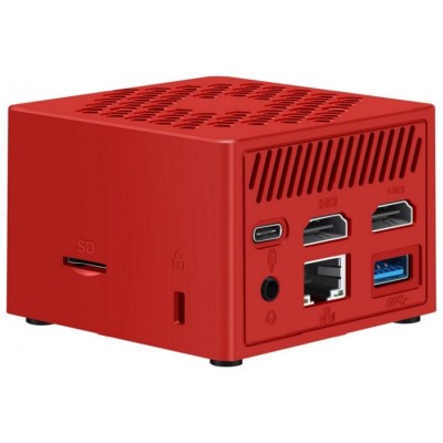 MINIPC LEOTEC INTEL N100 8GB 128GB M.2 WIN11 PRO PRE-INSTAL ROJO en Huesoi