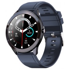 SMARTWATCH LEOTEC 1,28" MULTISPORT WAVE AZUL PANTALLA REDONDA en Huesoi
