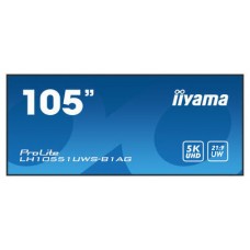 MONITOR PROFESIONAL IIYAMA 105" (LH10551UWS-B1AG) / TIEMPO OPERACION 24/7 / USO HORIZONTAL Y VERTICAL / IPS / 5120X2160 5K UW / 8MS / 500CD / 21:9 / RS-232C / RJ45 / HDMI X 1 / DP X 1 / USB-C X 2/ USB X6 / SLOT OPS / VESA 1500X600 (Espera 4 dias) en 