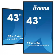 iiyama LH4341UHS-B2 pantalla de señalización 108 cm (42.5") LCD 500 cd / m² 4K Ultra HD Procesador incorporado Android 8.0 18/7 (Espera 4 dias) en Huesoi