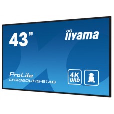 iiyama PROLITE Pizarra de caballete digital 108 cm (42.5") LED Wifi 500 cd / m² 4K Ultra HD Negro Procesador incorporado Android 11 24/7 (Espera 4 dias) en Huesoi