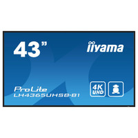 MONITOR IIYAMA 43" , UHD IPS PANEL, HAZE 1%, 800CD/M, HORIZ Y VERT, SIGNAL FAILOVER, MM 2X 10W, HDMI 2X, DP, USB 2.0 X2, WIFI, LAN, MEDIA PLAY USB PORT, CONTROL LAN / RS232C, IISIGNAGE2 (CMS/DMS), E-SHARE, ANDROID 11 OS, 24/7 OPERATION, VESA (400X MONITOR IIYAMA 43" , UHD IPS PANEL, HAZE 1%, 800CD/M, HORIZ Y VERT, SIGNAL FAILOVER, MM 2X 10W, HDMI 2X, DP, USB 2.0 X2, WIFI, LAN, MEDIA PLAY USB PORT, CONTROL LAN / RS232C, IISIGNAGE2 (CMS/DMS), E-SHARE, ANDROID 11 OS, 24/7 OPERATION, VESA (400X