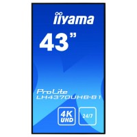 iiyama LH4370UHB-B1 pantalla de se&ntilde;alizaci&oacute;n Pantalla plana para se&ntilde;alizaci&oacute;n digital 108 cm (42.5") VA 4K Ultra HD Negro Procesador incorporado Android 9.0 (Espera 4 dias) en Huesoi
