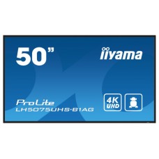 iiyama ProLite Pantalla plana para señalización digital 125,7 cm (49.5") LCD Wifi 500 cd / m² 4K Ultra HD Negro Procesador incorporado Android 11 24/7 (Espera 4 dias) en Huesoi