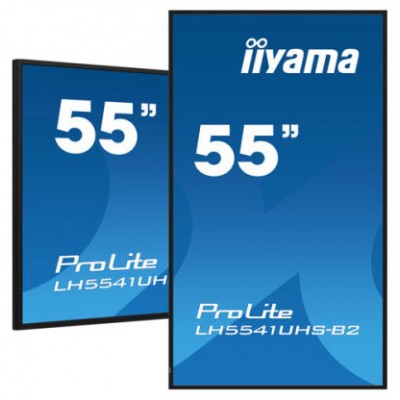 iiyama LH5541UHS-B2 pantalla de señalización 139,7 cm (55") LCD 500 cd / m² 4K Ultra HD Procesador incorporado Android 8.0 18/7 (Espera 4 dias) en Huesoi
