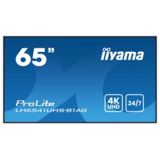 MONITOR IIYAMA65" 3840X2160, 4K UHD IPS PANEL, 1% HAZE, LANDSCAPE Y PORTRAIT , SPEAKERS 2X 10W , 3X HDMI, 500CD/M², MEDIA PLAY USB PORT, CONTROL LAN / RS232C, VESA 500X500 -WALLMOUNT INCLUDED (LH6541UHS-B1AG) (Espera 4 dias) en Huesoi