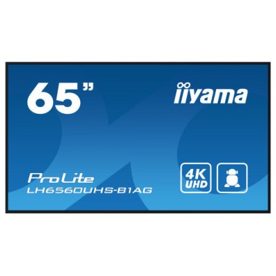 iiyama PROLITE Pizarra de caballete digital 165,1 cm (65") LED Wifi 500 cd / m² 4K Ultra HD Negro Procesador incorporado Android 11 24/7 (Espera 4 dias) en Huesoi