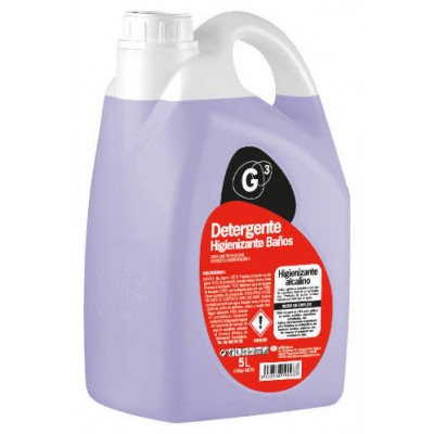 DETERGENTE HIGIENIZANTE BAÑOS 5 LITROS G3 LI192 (Espera 4 dias) en Huesoi