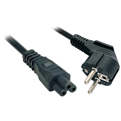 Lindy 5m, CEE 7/7 - IEC 320 C5 Negro CEE7/7 C5 acoplador (Espera 4 dias) en Huesoi Lindy 5m, CEE 7/7 - IEC 320 C5 Negro CEE7/7 C5 acoplador (Espera 4 dias) en Huesoi