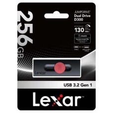 LEXAR 256GB DUAL TYPE-C AND TYPE-A USB 3.2 FLASH DRIVE, UP TO 130MB/S READ (Espera 4 dias) en Huesoi
