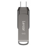 Lexar JumpDrive LJDD400064G-BNQNG unidad flash USB 64 GB USB Tipo C 3.2 Gen 1 (3.1 Gen 1) Gris (Espera 4 dias) en Huesoi