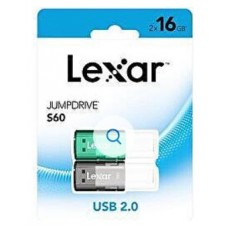 LEXAR 2X16GB PACK JUMPDRIVE S60 USB2.0 FLASH DRIVE (Espera 4 dias) en Huesoi