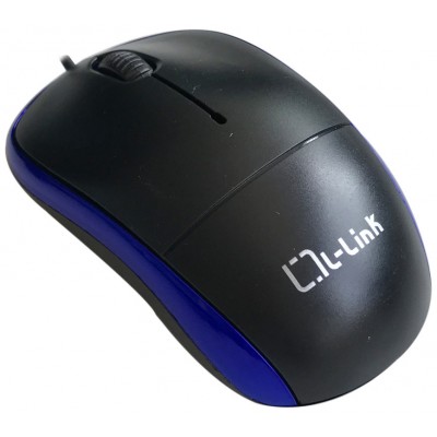 RATON L-LINK LL-2080-A OPTICO USB NEGRO/AZUL (Espera 4 dias) en Huesoi