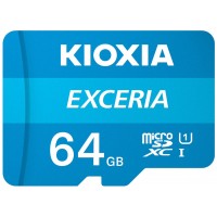 MICRO SD KIOXIA 64GB EXCERIA UHS-I C10 R100 CON ADAPTADOR en Huesoi