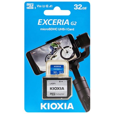 MICRO SD KIOXIA 32GB EXCERIA G2 W/ADAPTOR en Huesoi