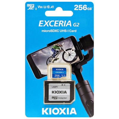 MICRO SD KIOXIA 256GB EXCERIA G2 W/ADAPTOR en Huesoi