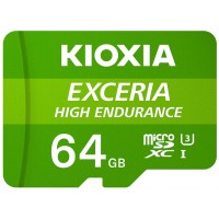 MICRO SD KIOXIA 64GB EXCERIA HIGH ENDURANCE UHS-I C10 R98 CON ADAPTADOR en Huesoi