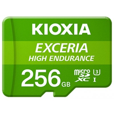 MICRO SD KIOXIA 256GB EXCERIA HIGH ENDURANCE UHS-I C10 R98 CON ADAPTADOR en Huesoi