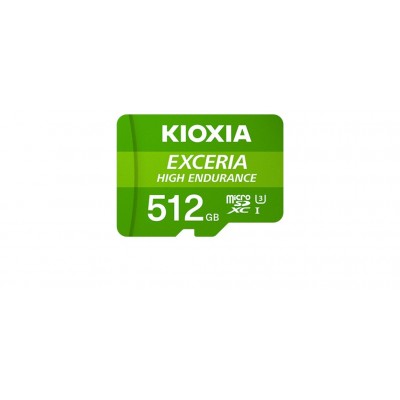 MICRO SD KIOXIA 512GB EXCERIA HIGH ENDURANCE UHS-I C10 R98 CON ADAPTADOR en Huesoi