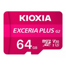 MICRO SD KIOXIA 64GB EXCERIA PLUS G2 UHS-I C10 CON ADAPTADOR en Huesoi