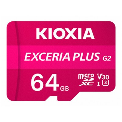 MICRO SD KIOXIA 64GB EXCERIA PLUS G2 UHS-I C10 CON ADAPTADOR en Huesoi