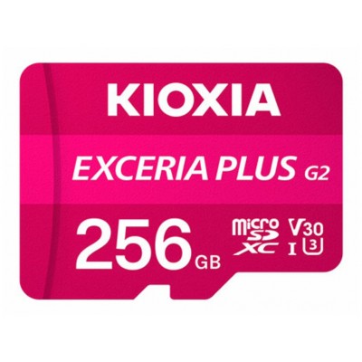 MICRO SD KIOXIA 256GB EXCERIA PLUS G2 UHS-I C10 CON ADAPTADOR en Huesoi