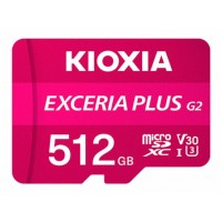 MICRO SD KIOXIA 512GB EXCERIA PLUS G2 UHS-I C10 CON ADAPTADOR en Huesoi