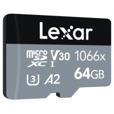 Lexar Professional 1066x microSDXC UHS-I Cards SILVER Series 64 GB Clase 10 (Espera 4 dias) en Huesoi