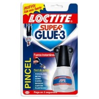 ADHESIVO INSTANTANEO SUPER GLUE-3 5GR. BRUSH + LIMPIA PEGAMENTO GRATIS LOCTITE 2600307 (MIN12) (Espera 4 dias) en Huesoi