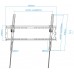37" - 80", 45 kg, -8° - 0°, VESA, en Huesoi