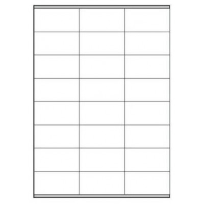 CAJA 100 HOJAS ETIQUETAS BLANCAS CON MÁRGENES-LÁSER/INYECCIÓN DE TINTA/FOTOCOPIADORAS-70X36 MM MEGASTAR LP4MS-7036 (Espera 4 dias) en Huesoi