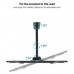 SOPORTE PARED PANTALLAS 32-55 GIRA/INCLI NEGRO TOOQ en Huesoi