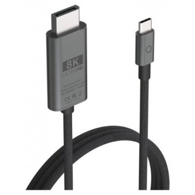 CABLE USB-C A DISPLAYPORT PRO NEGRO 2M LINQ (Espera 4 dias) en Huesoi