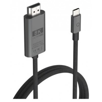 CABLE HDMI V2.1 8K A USB-C NEGRO 2M LINQ (Espera 4 dias) en Huesoi