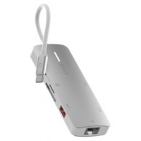 HUB 8 PUERTOS PRO USB-C 140W GRIS LINQ (Espera 4 dias) en Huesoi